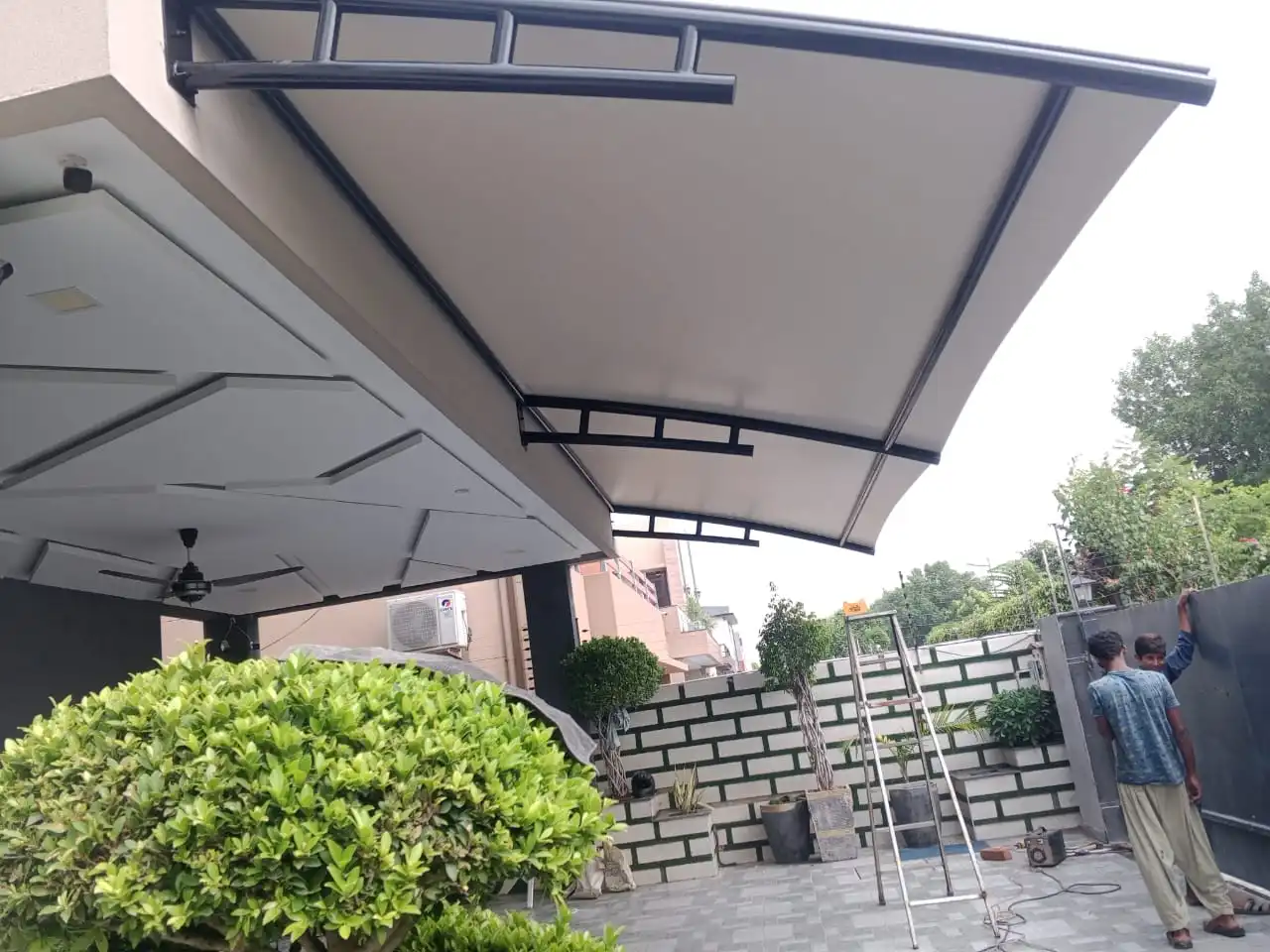 AL Madina Parking Shade || PVC vs HDPE Parking Shades