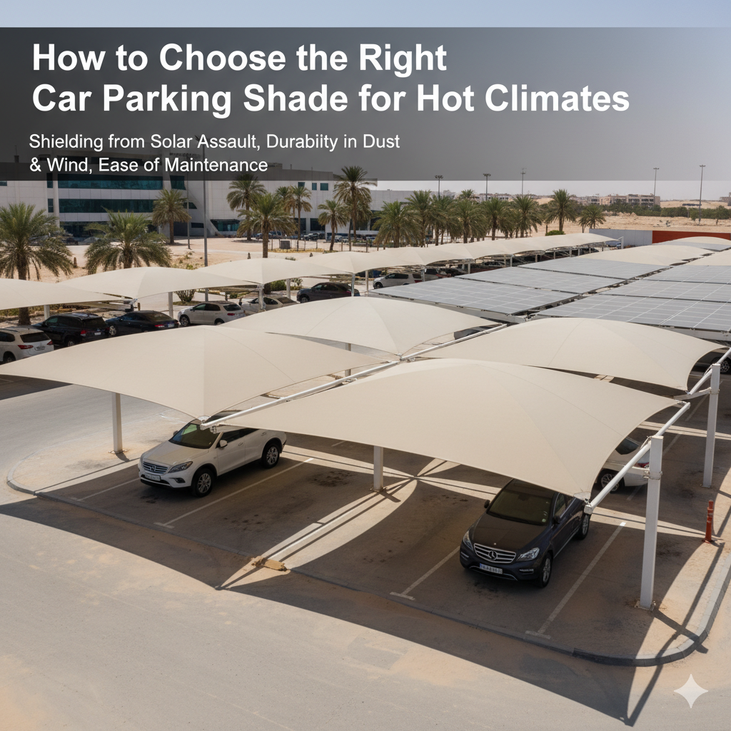 How to Choose the Right Car Parking Shade for Hot Climates